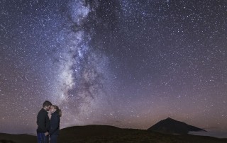 Pareja y vía láctea - preboda