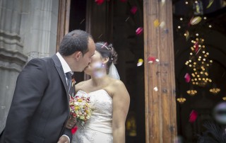 Matrimonio. Beso de boda. Tenerife