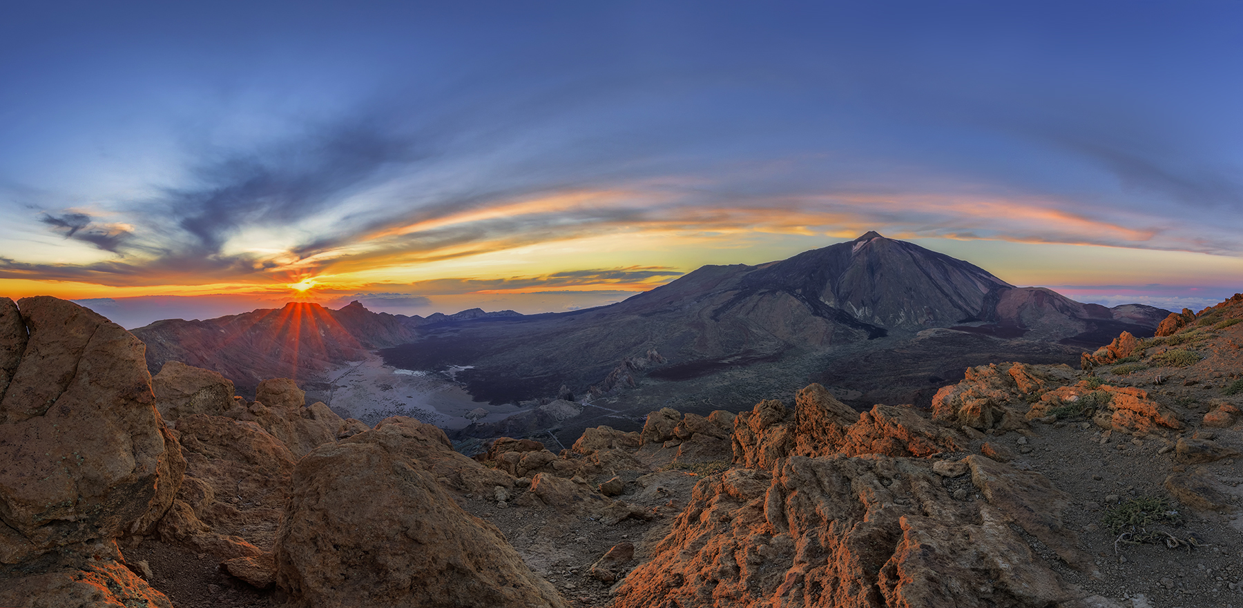Atardecer desde Guajara - Parque nacional del Teide