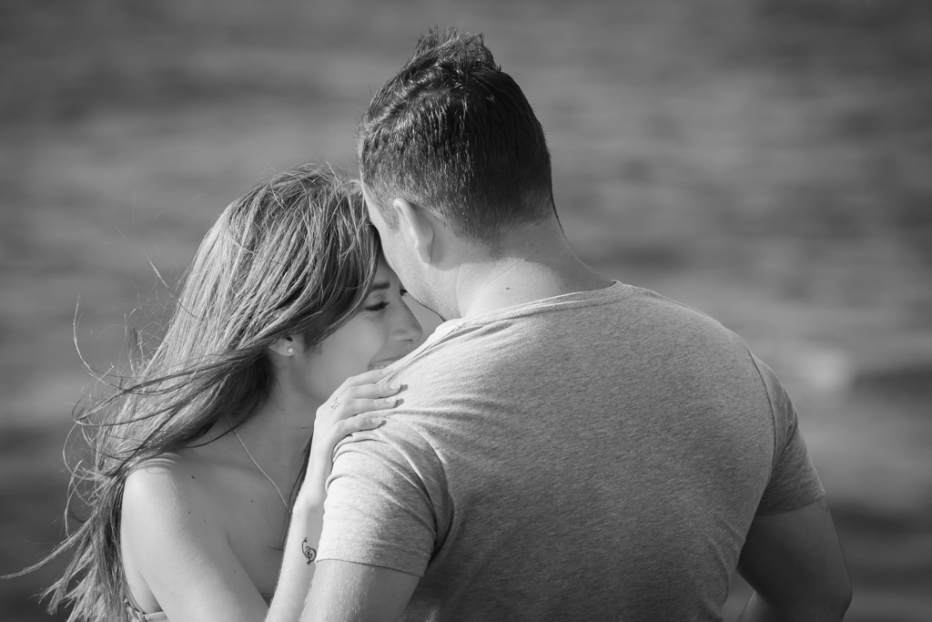 Gesto de amor entre pareja