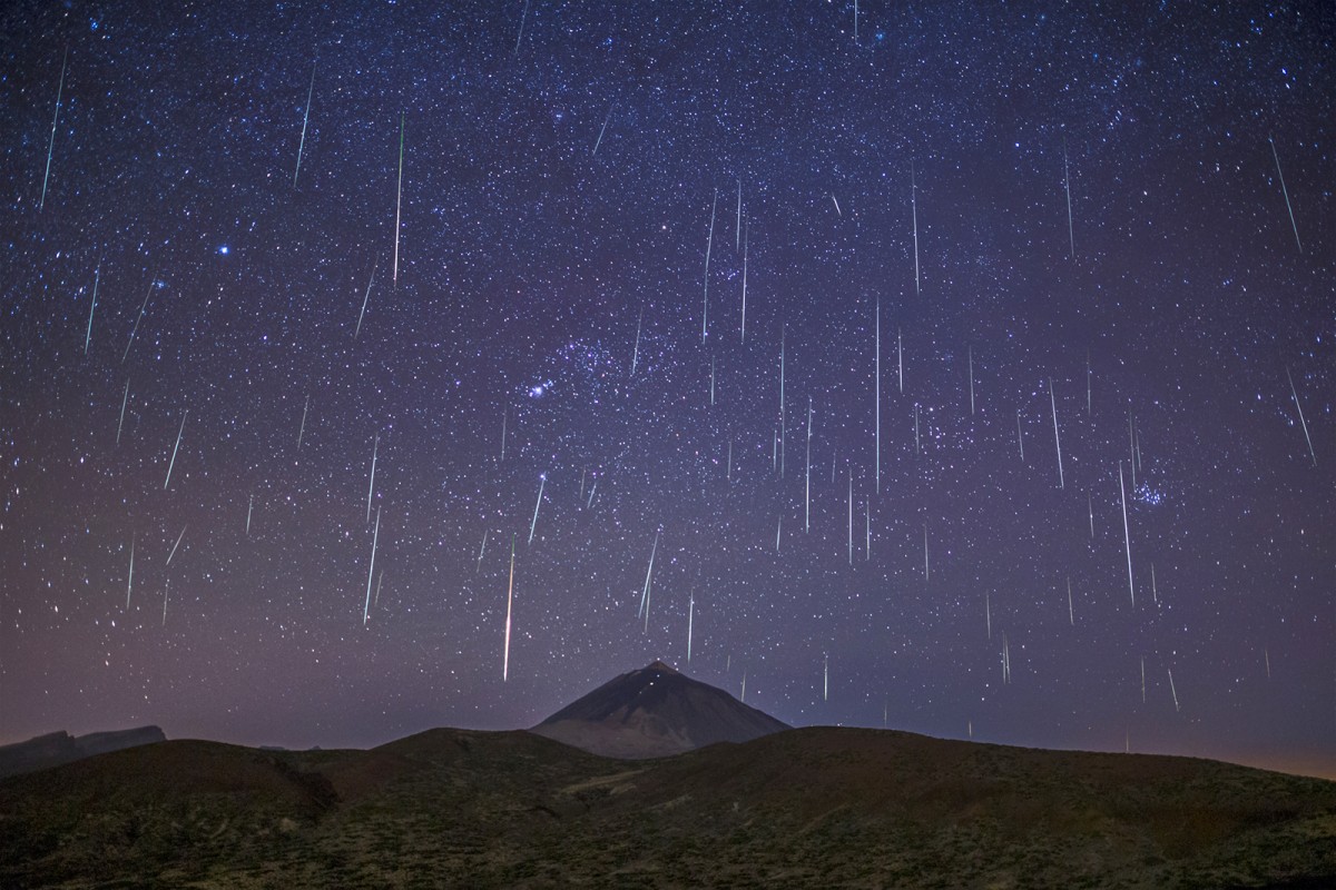 geminidas Teide estrellas fugaces