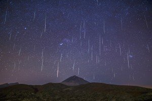 geminidas Teide estrellas fugaces