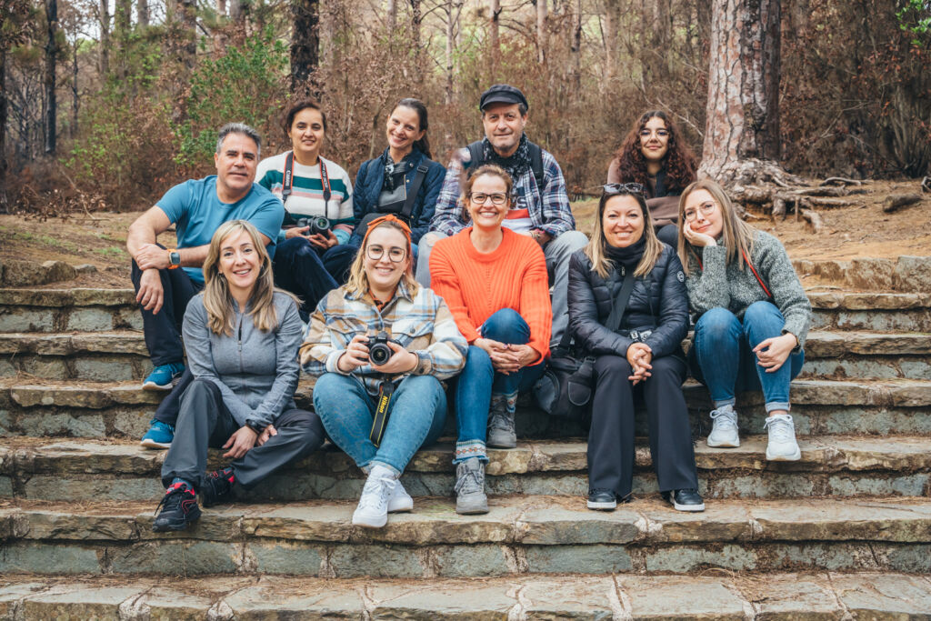Foto grupo curso fotografía Tenerife enero 2024