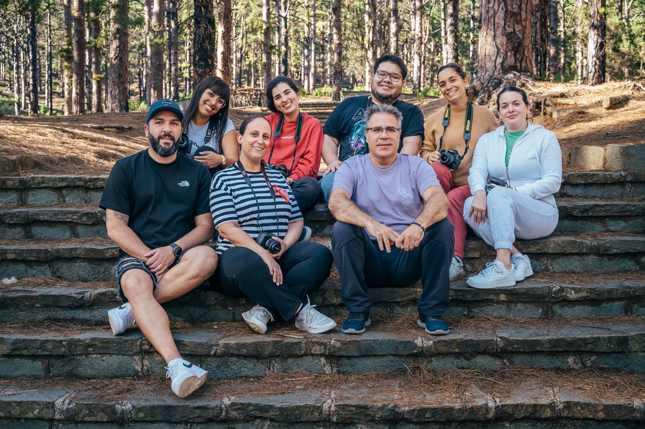 Foto grupo curso fotografía Tenerife octubre 2025